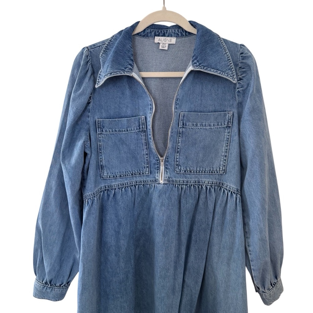 Light Denim Midi Dress - Women - Picture 3 of 11